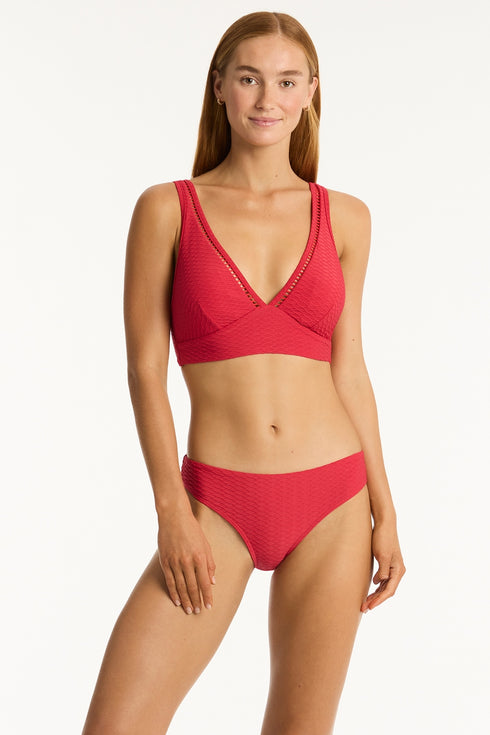 Sea Level Honeycomb Longline Top